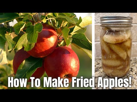 How To Make (& Can) Fried Apples| Easy Homemade Recipe For Beginners!