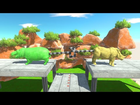 Tug of War Championship of All Units - 🦖 Animal Revolt Battle Simulator 🦕