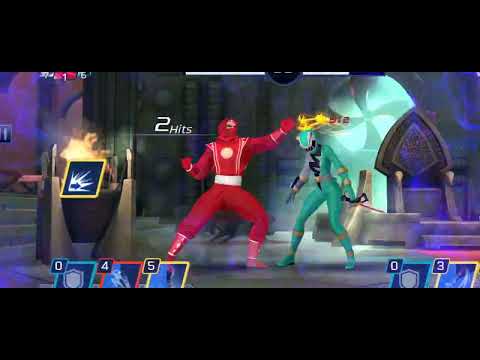 Epic Power Rangers Battle | Red Ninja Ranger vs Teal Shadow Duel | Mobile Gameplay 4K" #trending #po