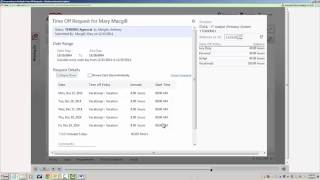 ADP Manager Time off request