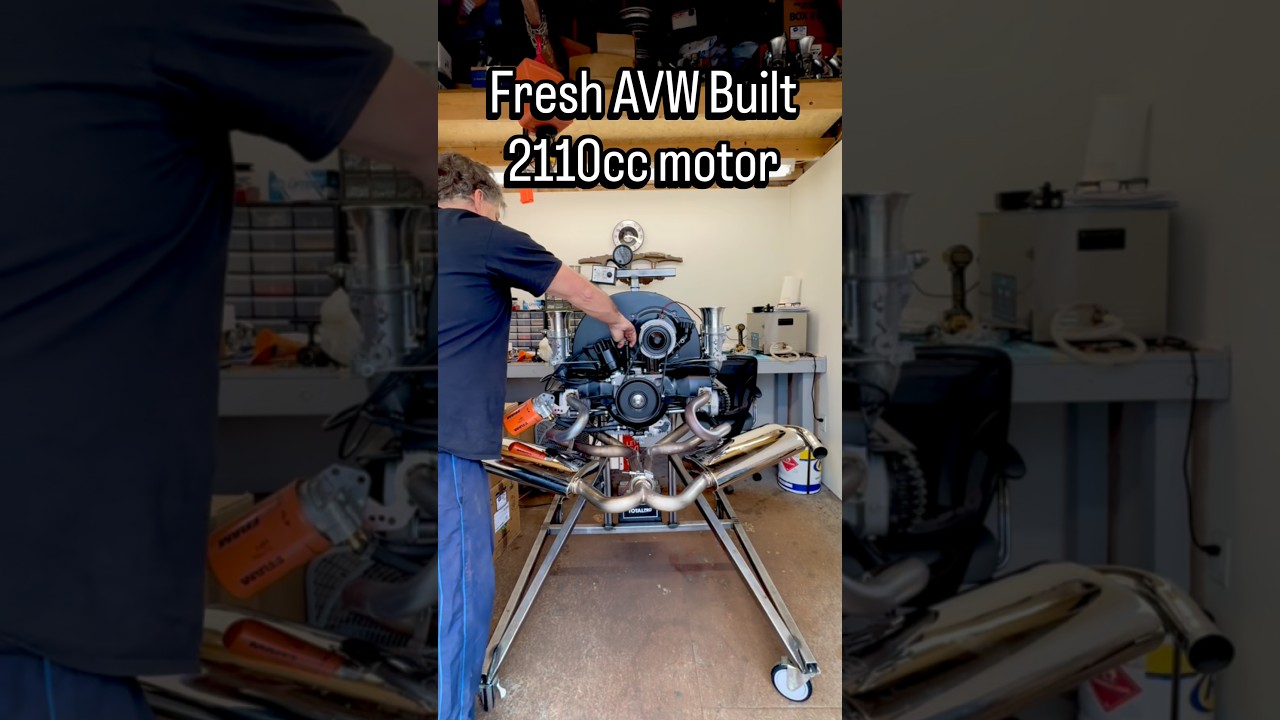 Fresh AVW Built 2110cc Aircooled VW Engine in a Callook Legend Patina Bug