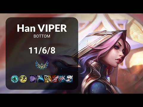 Han Viper Miss Fortune vs Varus BOTTOM - KR CHALLENGER Patch 15.3