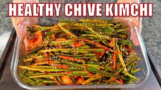 No Garlic! This Korean Chive Kimchi Is So Good