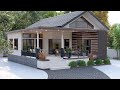 Simple House Design 3 Bedroom Small Farmhouse Idea 9x10 Meters Beautiful And Luxury House