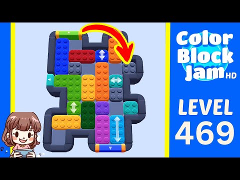 Color Block Jam Level 469 Solution Walkthrough