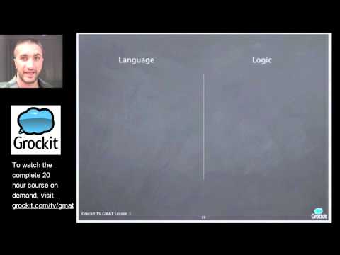 Grockit GMAT TV Lesson 1, Part 5 (Critical Reasoning)