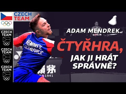 ČTYŘHRA, jak jít hrát v badmintonu správně👬🏸 Badminton s Adamem