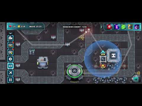 Tower Defense Rush | Stage 103 (3 stars, first time playing), no money spent