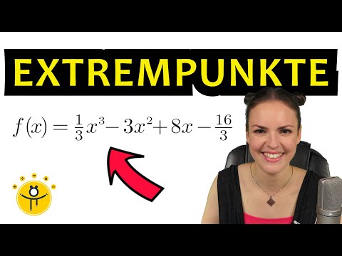 EXTREMPUNKTE berechnen 3. Grades – Extremstellen ganzrationale Funktionen