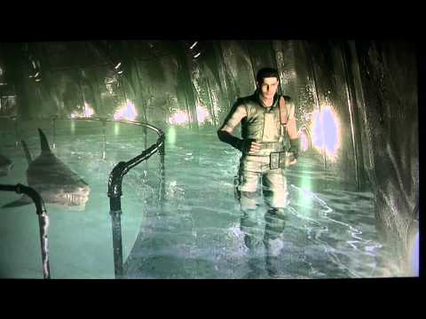 Resident Evil Remastered (Chris) playthrough pt42 - Shark Meat