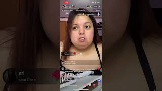 Shawty bae TikTok live (getting ready for airport)