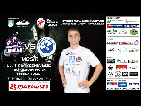 Liga Centralna ZPRP | 14 kolejka | Jurand Ciechanów - Handball Stal Mielec | 20-12-2024