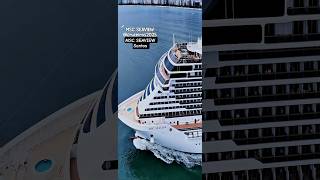 MSC SEAVIEW cruise cruzeiro navio ship  Santos Buzios  @cruzeiros2025 #cruise  insta360  #shorts