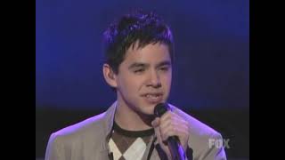David Archuleta &quot;Smoky Mountain Memories&quot; (Dolly Parton cover) live on American Idol (April 1, 2008)