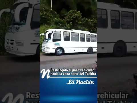 Restringido paso vehicular en La Blanca por trabajos de asfaltado #tachira #reporte