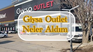 GİYSA OUTLETE GİTTİM // CLOSLAW SALATA  TARİFİ // NELER ALDIM // GÜNLÜ