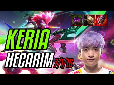 KERIA - HECARIM vs GRAVES JUNGLE - KR DIAMOND - PATCH 11.7