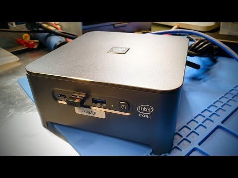Generic Intel i9-10th Gen NUC Mini 32GB RAM 1TB SSD Windows 10 Review Look Inside Gudga Chinese