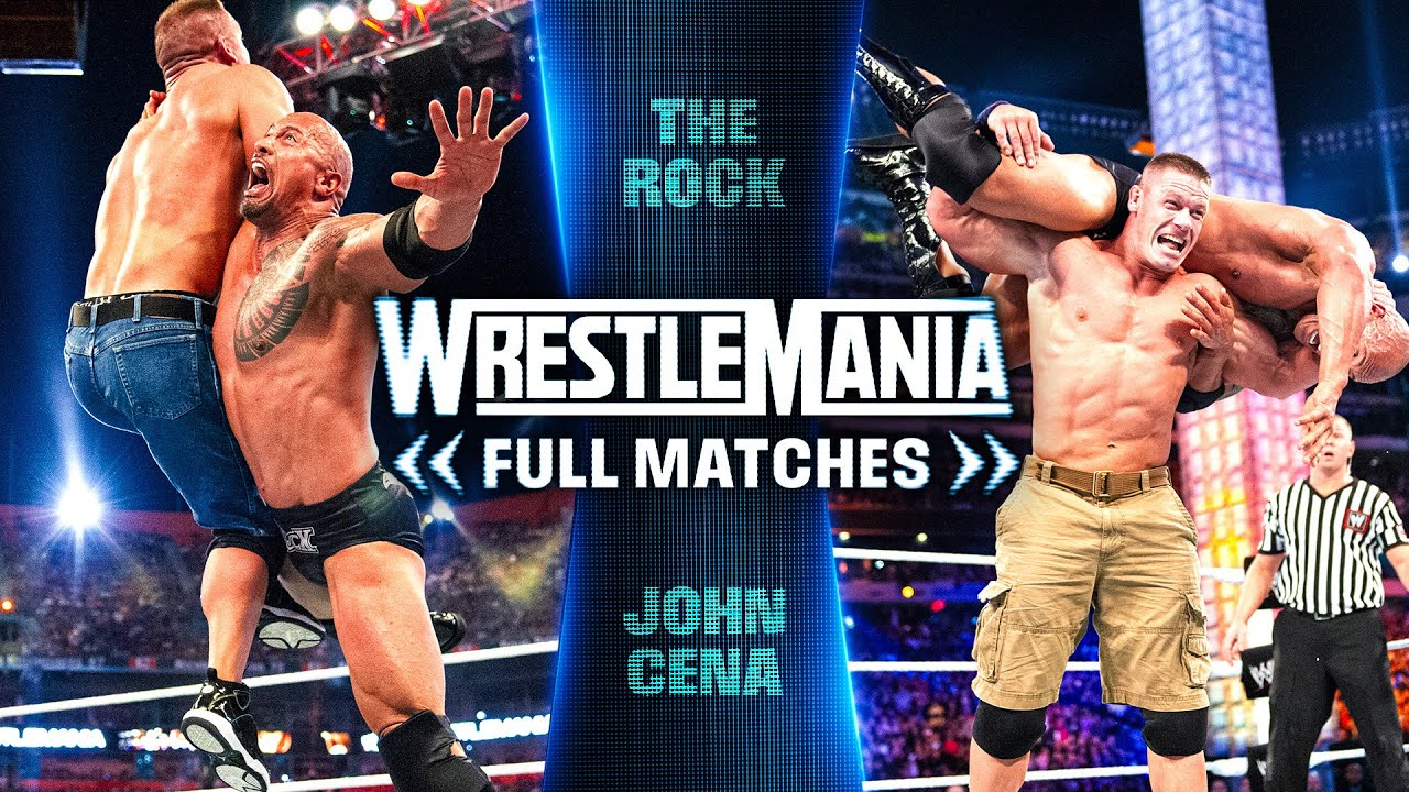 FULL WRESTLEMANIA MATCHES: The Rock vs. John Cena: WrestleMania XXVIII & 29