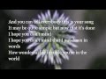 Elton John - Your Song - Lyrics - HD