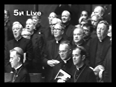 Pater Noster sung by JPII in Holy Name Cathedral Chicago