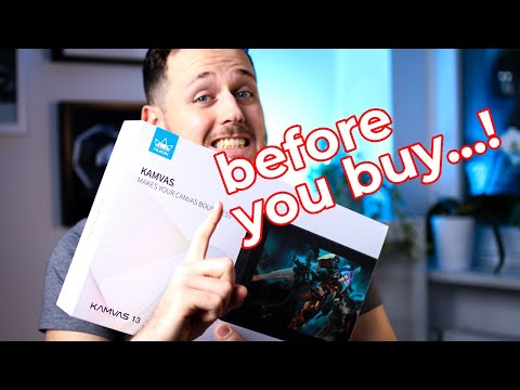 HUION KAMVAS 13 - HONEST REVIEW BY A PRO! Watch this before you buy it...