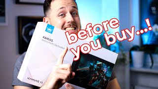 HUION KAMVAS 13 - HONEST REVIEW BY A PRO! Watch this before you buy it...