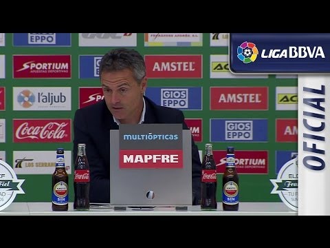 Press conference Escribá after Elche CF (1-1) Levante UD