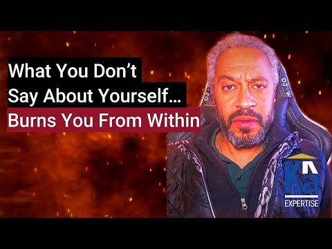 🔥 What you don’t say about yourself… is burning you inside.