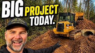 Guess What We're Building! Another Massive Earth Moving Farm Project Today!