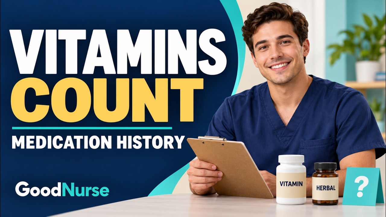 Vitamins and Supplements: Ask, Verify and Share the Medication History