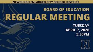 BOE Regular Meeting - April 7, 2026 - 5:30PM