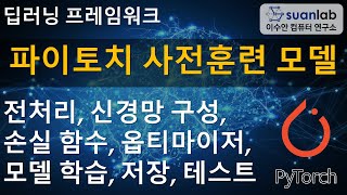 파이토치 사전훈련 Transfer Learning