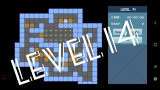 Classic Sokoban Level 14 | without UNDO | Solution 1 - 90