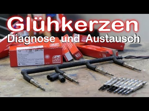 Glühkerze prüfen - Glühkerzen wechseln VW 1.9 TDI Springt morgens nicht an - Fehlersuche
