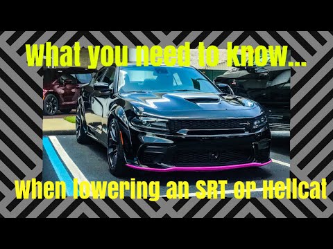 2020 WIDEBODY Charger/Challenger H&R Lowering Springs Install w/Adaptive Suspension | GARAGE DRIVEN