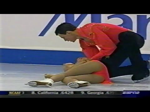 T. TOTMIANINA & M. MARININ - 2004 SKATE AMERICA - FS W/FALL COVERAGE