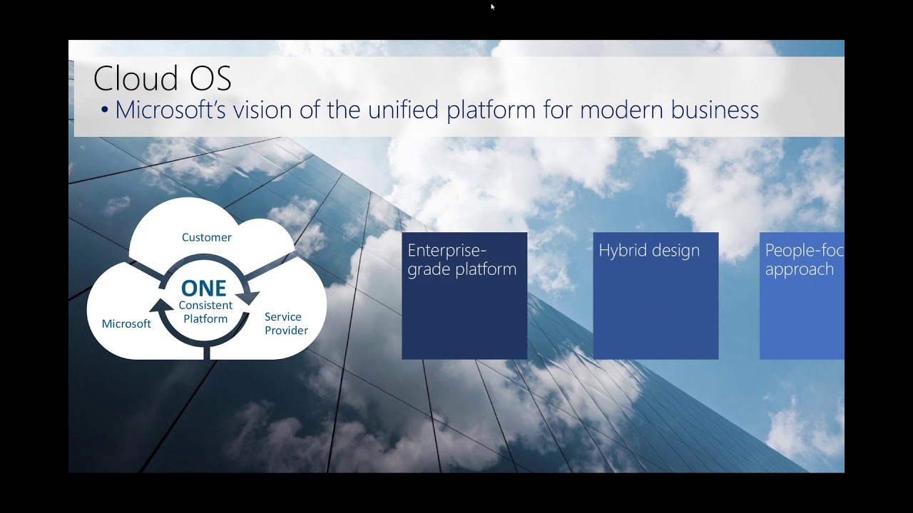 End to end strategy on the Microsoft Cloud End to end strategy on the Microsoft Cloud