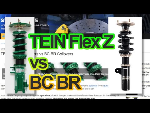 TEIN Flex Z Coilovers vs BC BR Coilovers - *Road* Use