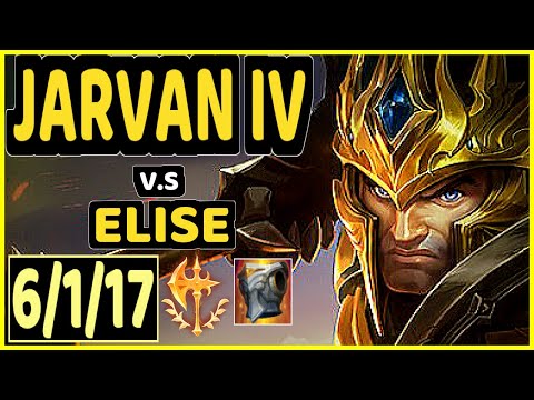 NJI (JARVAN IV) vs ELISE - 6/1/17 KDA JUNGLE GAMEPLAY - EUW Ranked GRANDMASTER