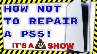 PS5 HDMI Repair | Bad Tech Almost Killed It leaving An Epic Mess!