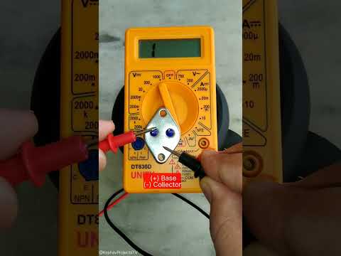 How to test a transistor ☑️