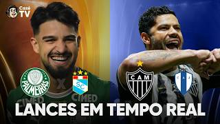 PALMEIRAS X SPORTING CRISTAL E ATLÉTICO-MG X JUVENTUD | LANCES EM TEMPO REAL | NOCHE DE COPA