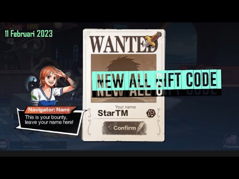All Gift Code New - One Piece New World Vigour Voyage