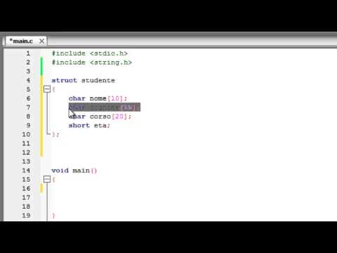 Come utilizzare le Struct in C