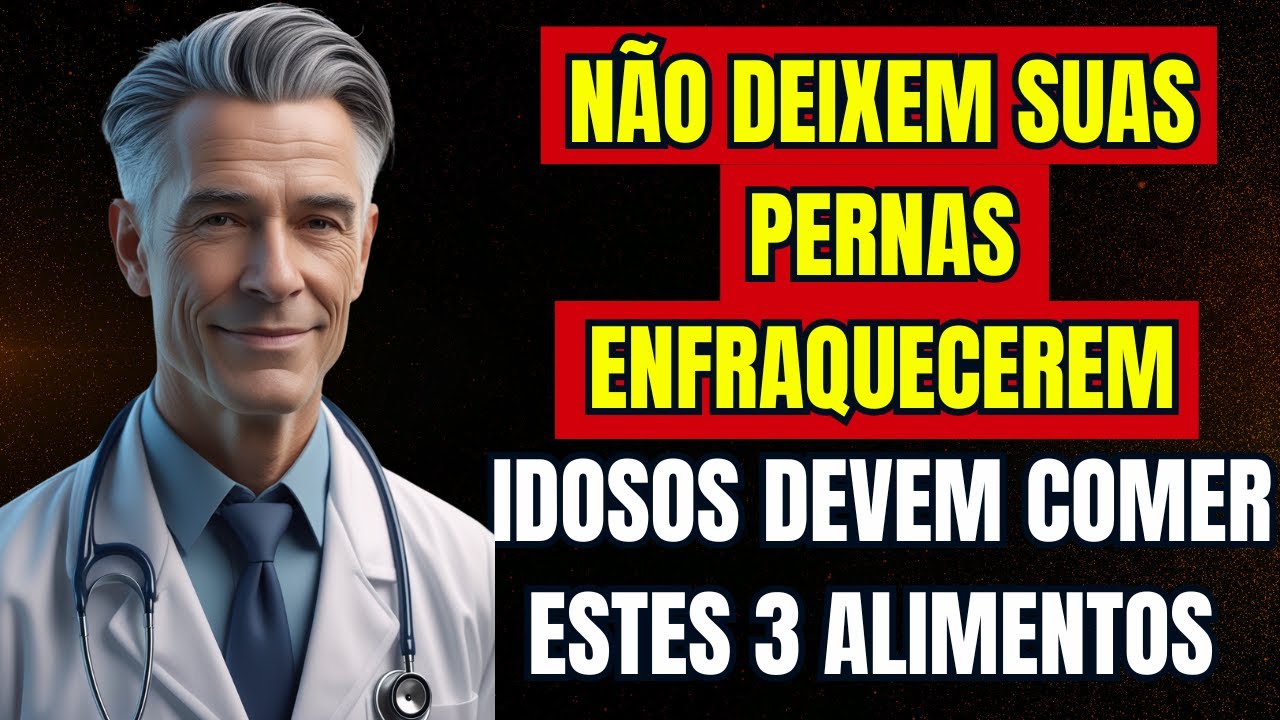 Não Deixe Suas Pernas Falharem! Coma Estes 3 Alimentos e Fortaleça as Agora!