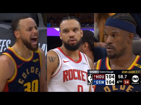 Golden State Warriors vs Houston Rockets Game 4 INSANE Final Minutes
