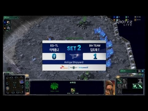 SPL [12.25] JD(EG-TL) vs Cure(8th) 2SET / Antiga Shipyard - Starcraft 2
