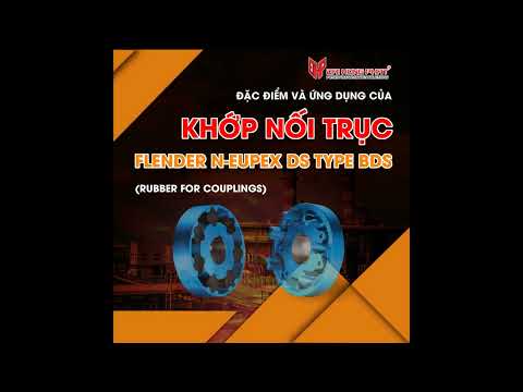 ĐẶC ĐIỂM VÀ ỨNG DỤNG CỦA KHỚP NỐI TRỤC FLENDER N-EUPEX DS TYPE BDS (RUBBER FOR COUPLINGS)