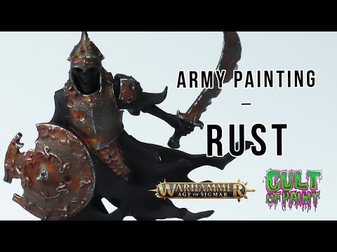 How to Paint RUST on your miniatures.